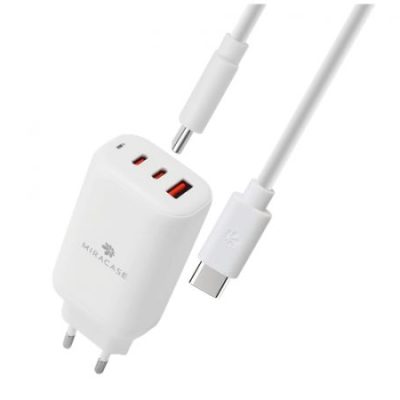 Wall charger with type-c cable 65w