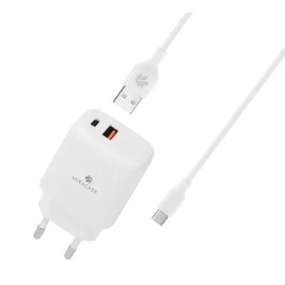 Wall charger with type-c cable 65w